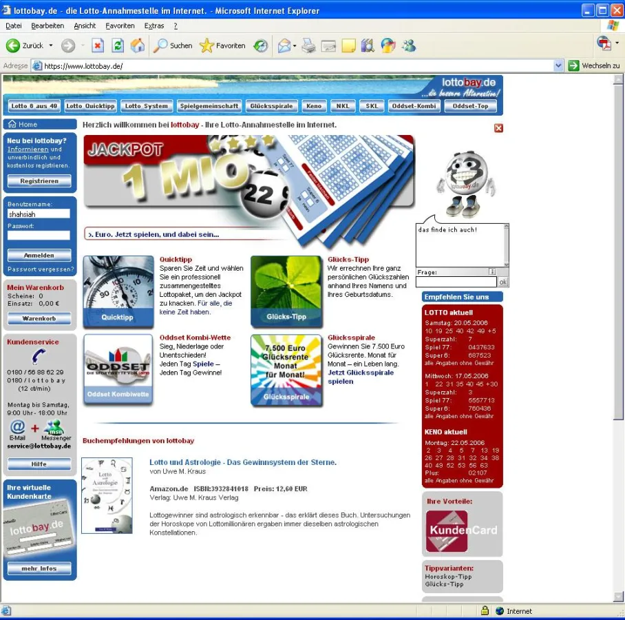 lottobay - die bessere ALternative für Lotto im Internet