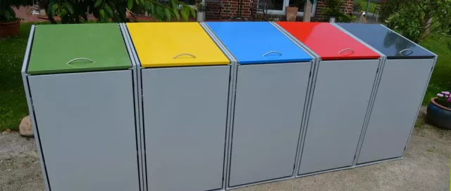 Bild: Die orange Tonne kommt nach Münster - 4USE entwickelt modulare Mülltonnenbox