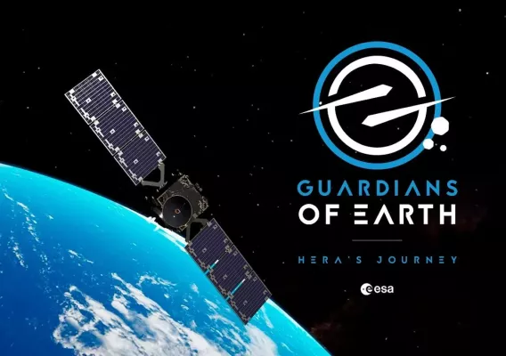 Bild: GUARDIANS OF EARTH: Erleben Sie die ESA-Mission Hera in Virtual Reality