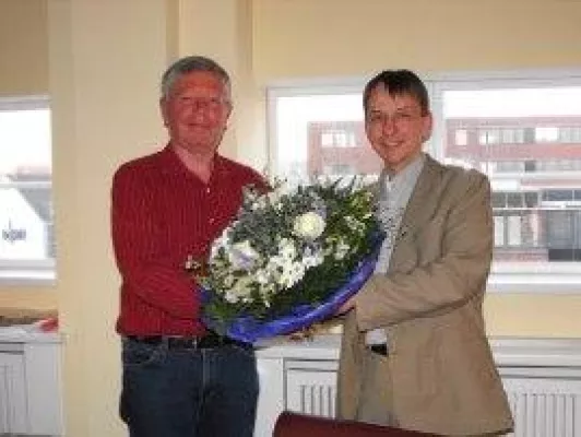 Bild: Heino Christophersen bei der Jahresversammlung der DFG Schleswig-Holstein verabschiedet - Neuer Vorsitzender