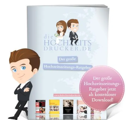 Bild: Der große Hochzeitszeitungs-Ratgeber zum kostenlosen Download