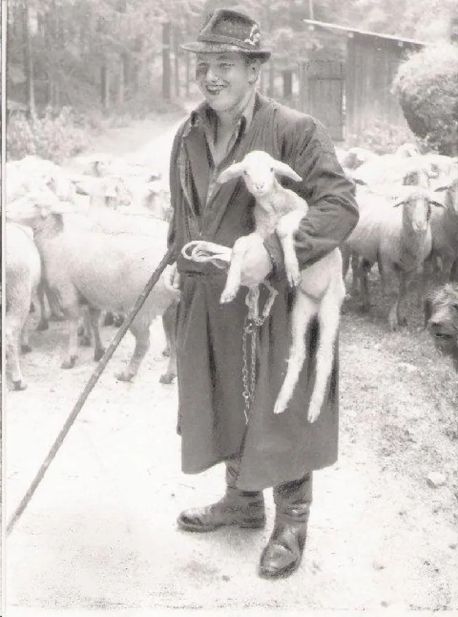 Der glückliche Vater der Schäferkönigin in der Naturtheater Spielzeit 1975
