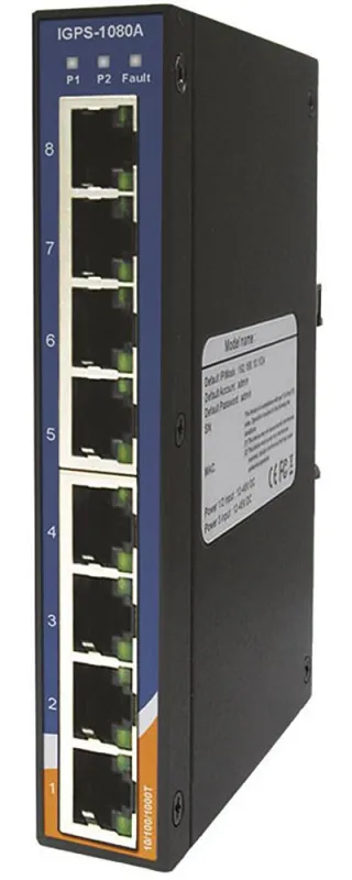 Gigabit-Switch IGPS-1080A von Oring