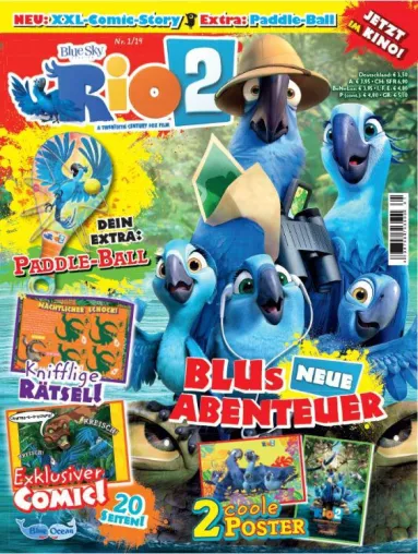 Bild: Ab in den Dschungel mit RIO 2: Blue Ocean startet offizielles Magazin zum Film