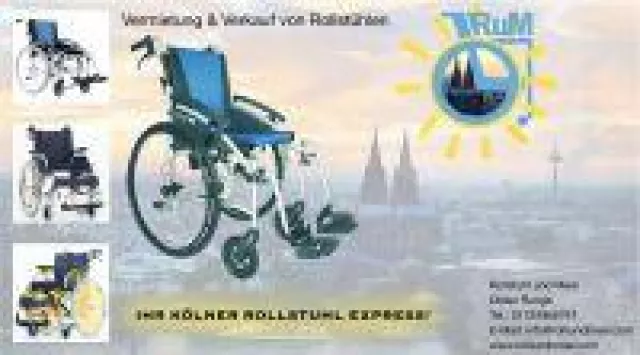 Bild: Rollstuhl und Meer in Köln
