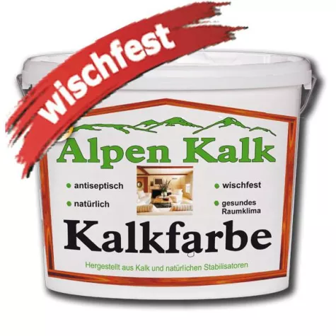 Bild: Kalkfarbe – wischfest.