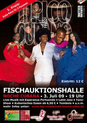 Bild: Große kubanische Party in der Fischauktionshalle
