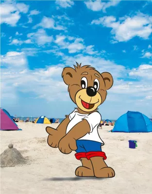 Bild: Benni Bärenstark verkürzt den Winterschlaf