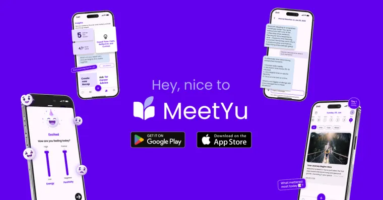 Bild: MeetYu Life Coach: Die AI Journaling App für persönliches Wachstum