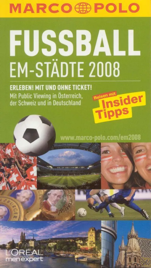 Cover Marco Polo Fussball EM-Städte 2008 - Abdruck honorarfrei