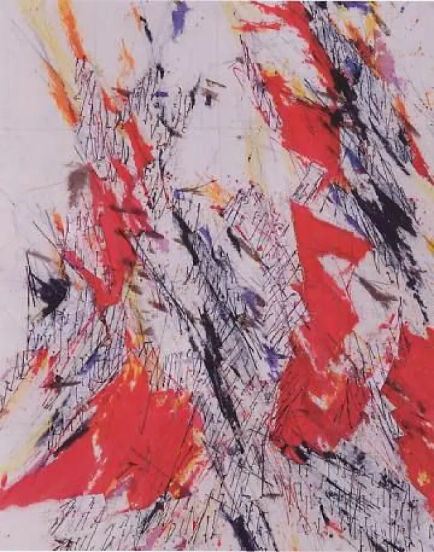 Sandro Martini, Quantità Yak, 2006, Mischtechnik auf Leinwand