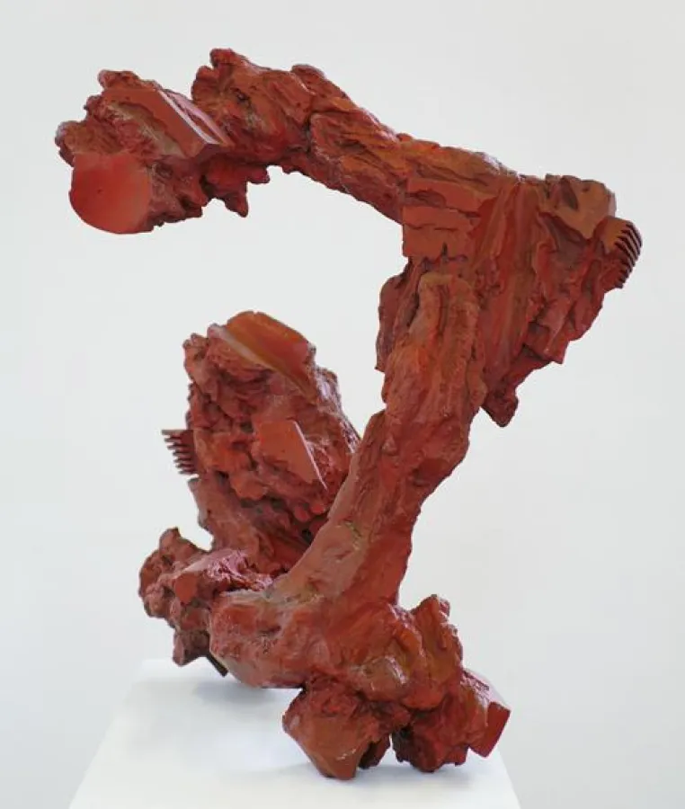 Michael Dekker, Singender Arm, Bronze patiniert, 59 x 68 x 44 cm , Foto: Petra Suzuki