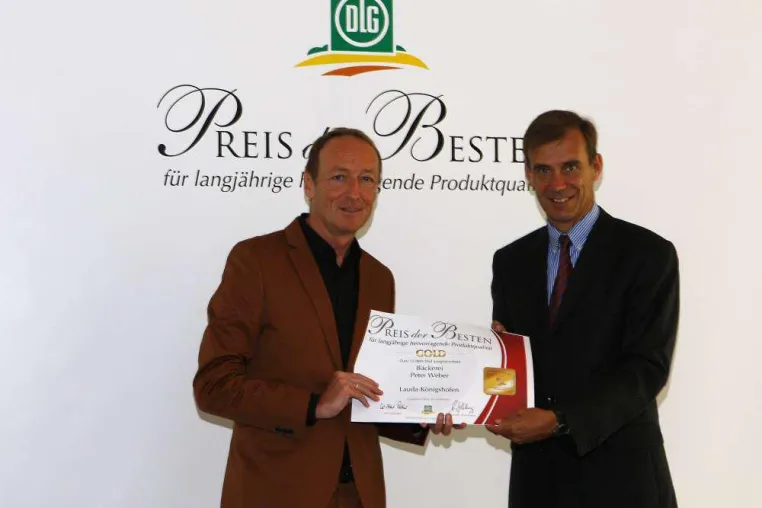 Preis der Besten: Bäckerei Weber überzeugt durch Qualität Bild: Preis der Besten: Bäckerei Weber überzeugt durch Qualität