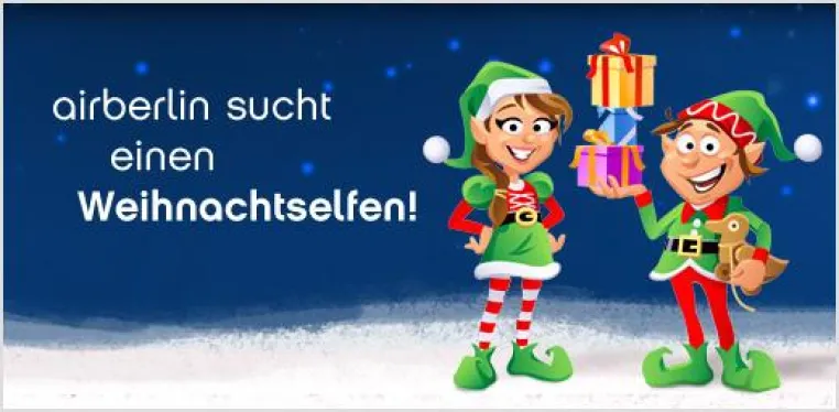 airberlin Elfencasting Bild: airberlin Elfencasting