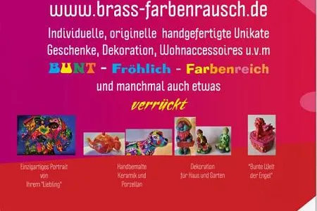 Bild: Neueröffnung Online Shop brass-farbenrausch für handgemachte Geschenke und Dekoration