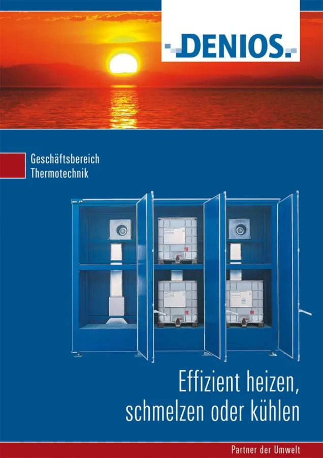 Die neue Thermotechnik-Broschüre von DENIOS