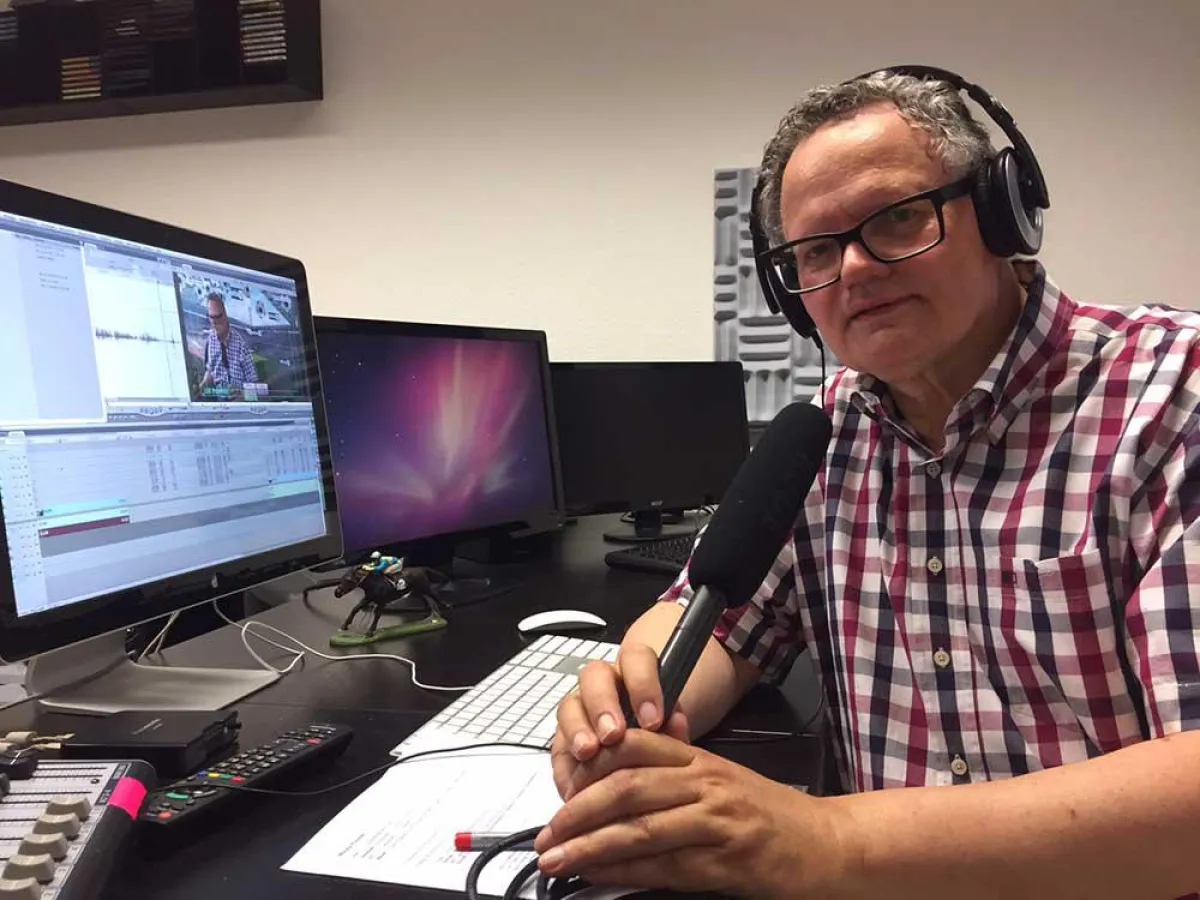 Ulli Potofski: Im Tonstudio macht er aus Kindern kleine Helden