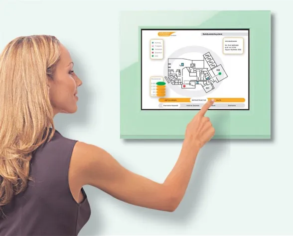 Bild: ict auf der Integrated Systems Europe 2007: Besucherleitsysteme und Digital Signage Lösungen aus einer Hand