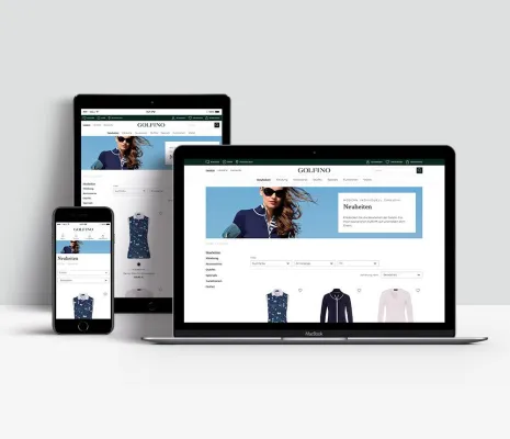 Relaunch golfino.com – Hochwertiger Markenauftritt im frischen Design Bild: Relaunch golfino.com – Hochwertiger Markenauftritt im frischen Design