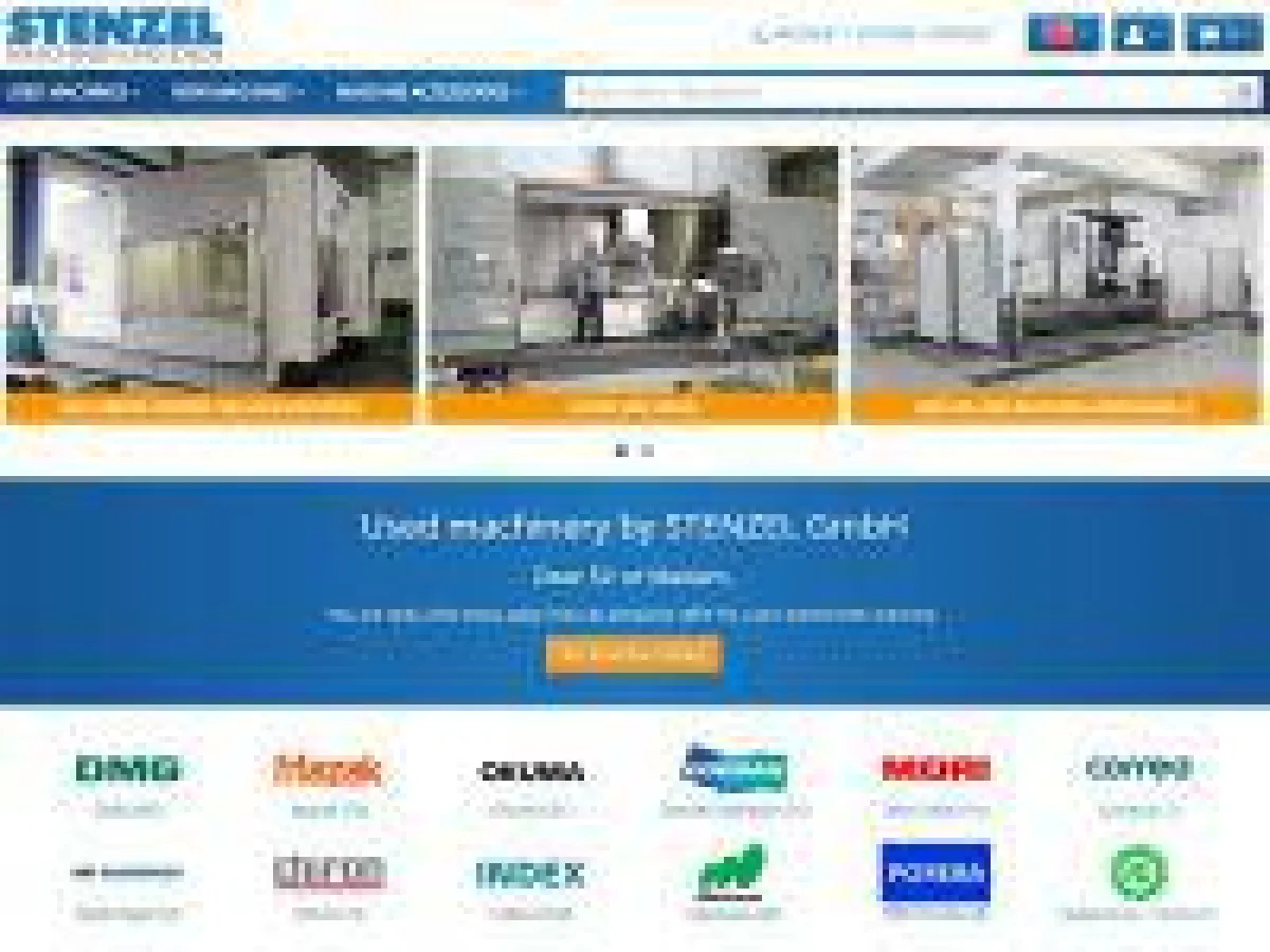 Stenzel, used machines, machinery trade,