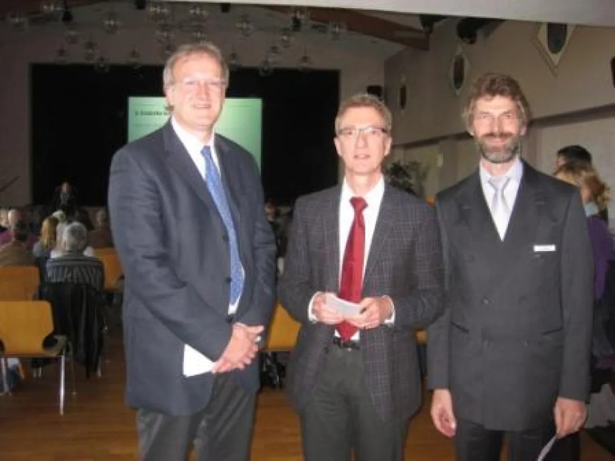 v.l. Siegbert Heyen, Prof. Dr. Ralf Nickel, Dr. Franz Pfitzer