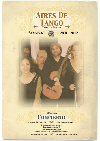Bild: Aires De Tango, das Konzert im Stemmerhof in München