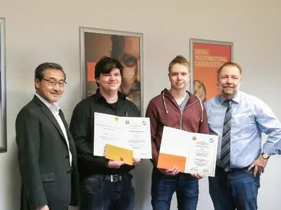 Auszubildende von TA Triumph-Adler siegen beim Leistungswettbewerb des Deutschen Handwerk Bild: Auszubildende von TA Triumph-Adler siegen beim Leistungswettbewerb des Deutschen Handwerk