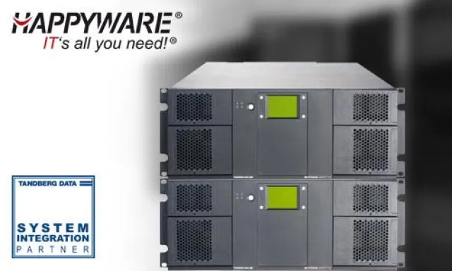 Bild: Happyware ab sofort autorisierter Systemintegrator für Tandberg Data Produkte