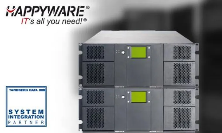 Bild: Happyware ab sofort autorisierter Systemintegrator für Tandberg Data Produkte