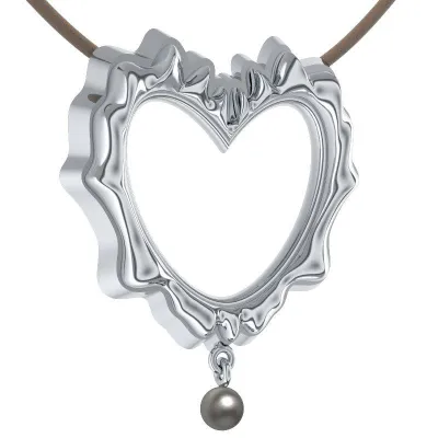 Bild: Geweih küsst Herz auf der Wiesn Individualisierbarer Oktoberfestschmuck von Amoonìc