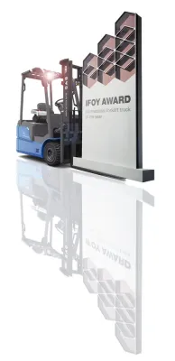 IFOY-Testsieger: BYD-Elektrostapler ECB18C ist Stapler des Jahres 2016. Bild: IFOY-Testsieger: BYD-Elektrostapler ECB18C ist Stapler des Jahres 2016.