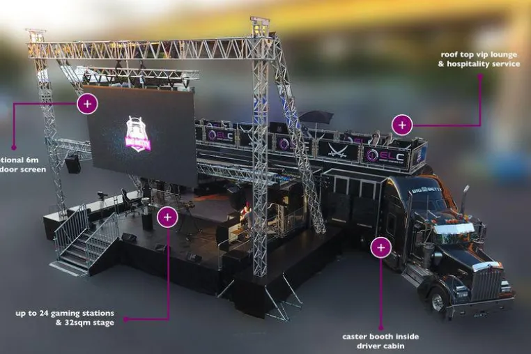 Bild: Esport Superstars: Eine-Million-Euro-Truck „Big Betty“ kommt exklusiv nach Neumünster