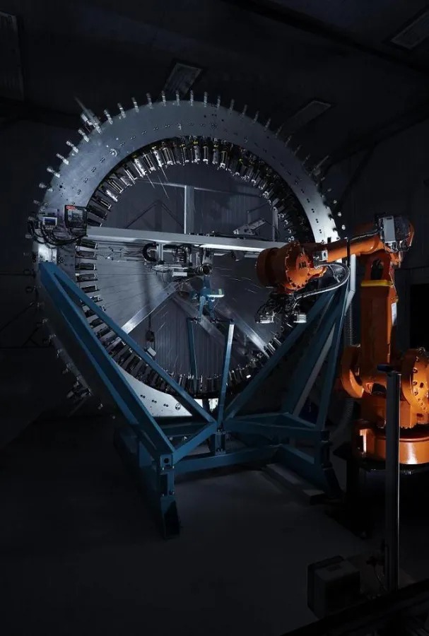 Carbon-Flechtrad bei BMC