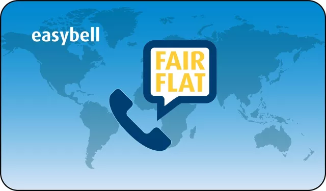 Bild: Fair flat international: Inklusivminuten für internationale Gespräche