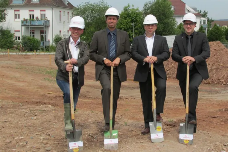 Bild: Start für den letzten Bauabschnitt im Rosenseegebiet in Aschaffenburg