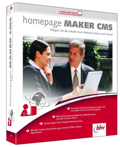 Bild: Homepage Maker CMS: Online-Wissensplattform