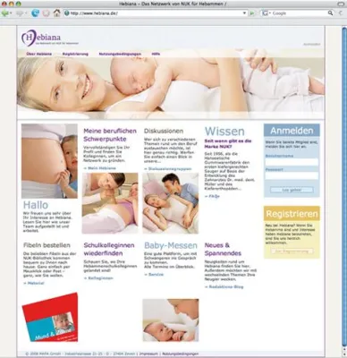 Bild: Hebiana.de - NUK hebt Internetportal für Hebammen aus der Taufe