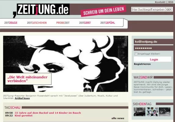 Zoomer geht, Zeitjung.de kommt Bild: Zoomer geht, Zeitjung.de kommt