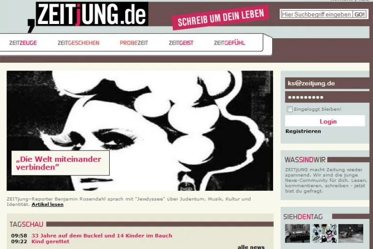 Bild: Zoomer geht, Zeitjung.de kommt