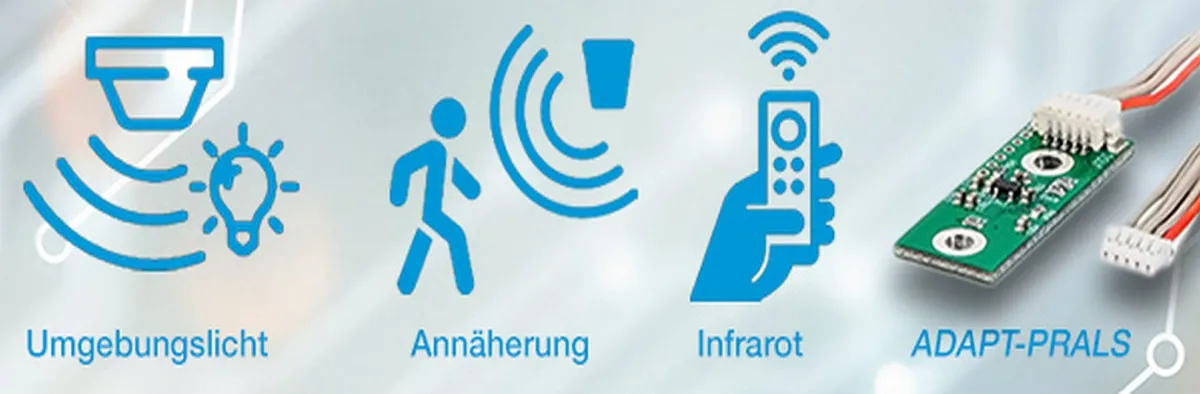 3-in-1 Eingangssensor-Adapter Umgebungslicht – Annäherung - Infrarot