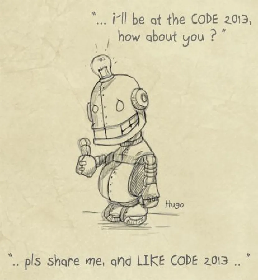 Hugo - Das Maskottchen der CODE 2013