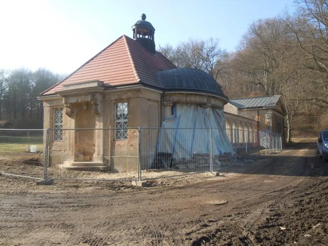 Der Kuppelpavillon in Bad Muskau wurde mit epatherm saniert