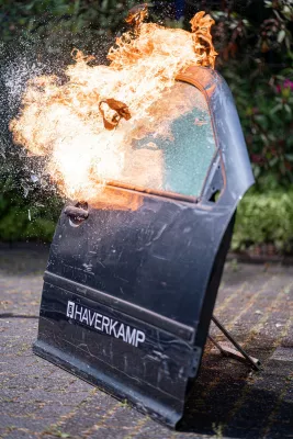 Bild: HAVERKAMP präsentiert Sicherheitstechnik, die internationale Messebesucher beeindruckt