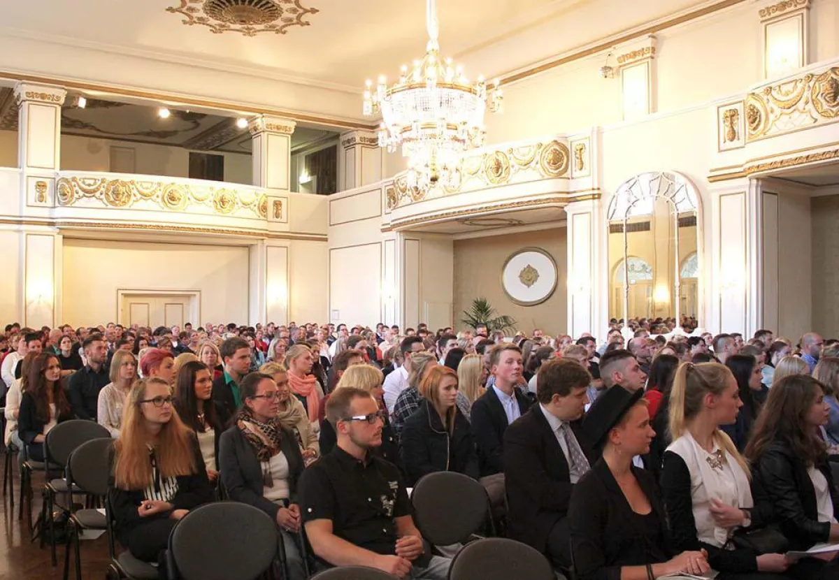 Feierliche Immatrikulation der neuen Studenten an der FHD