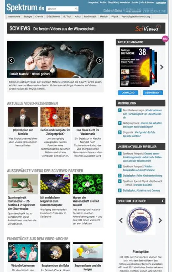 Jetzt auf Videoportal SciViews: Quantenphysik endlich verstehen