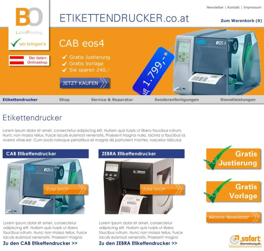 BO Label Printing