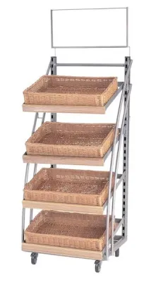 Bild: Ein mobiles Aktionsregal vervierfacht die Verkaufsfläche in Tankstellen, Kantinen, Bäckereien oder Metzgereien