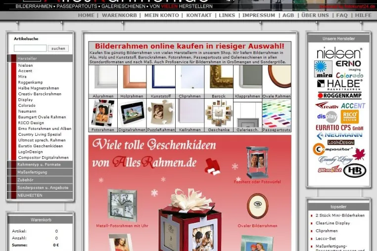 Bild: Bilderrahmen mit Bestpreis-Garantie von Nielsen-Design bei AllesRahmen.de