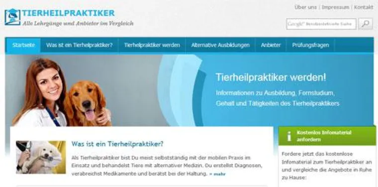 Bild: Alle Infos zum Tierheilpraktiker jetzt online