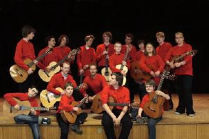Bild: JugendGitarrenOrchester auf Tour